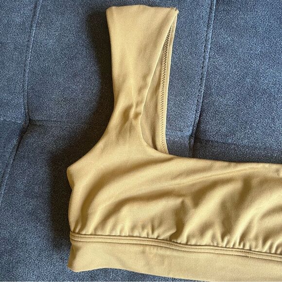 American Eagle Aerie Camel Goals Recharge Least Support Bralette - Picture 2 of 7